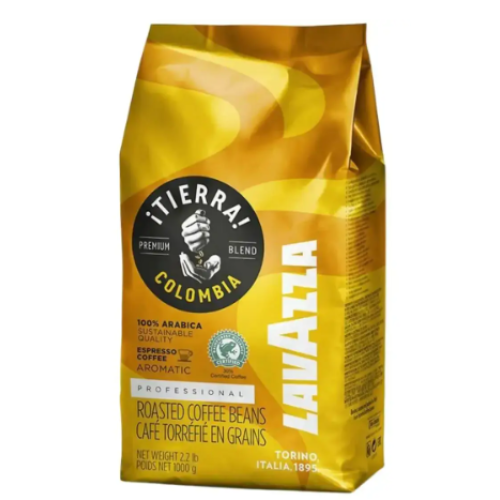 Кава в зернах Lavazza ¡Tierra! Colombia 100% Arabica, 1 кг