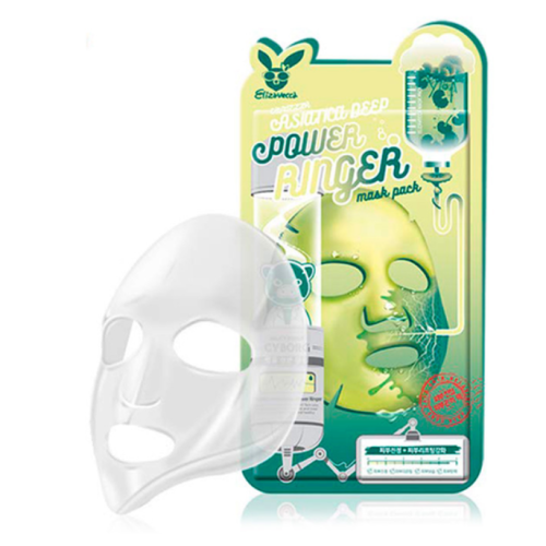 Маска для обличчя з екстрактом центелли Elizavecca Centella Asiatica Deep Power Ringer Mask