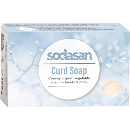Органическое мыло для чувствительной кожи Sodasan, без отдушек, 100 г