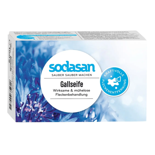 Мыло для выведения пятен Sodasan Spot Remover органическое, 100 г