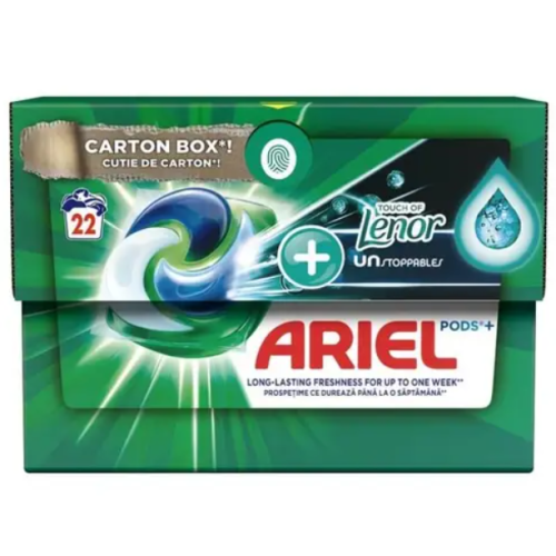 Капсулы для стирки Ariel Plus Active, 22 шт