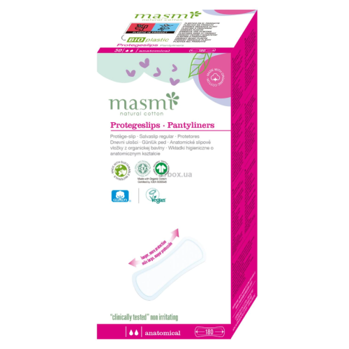 Щоденні прокладки Masmi Anatomical, 24 шт