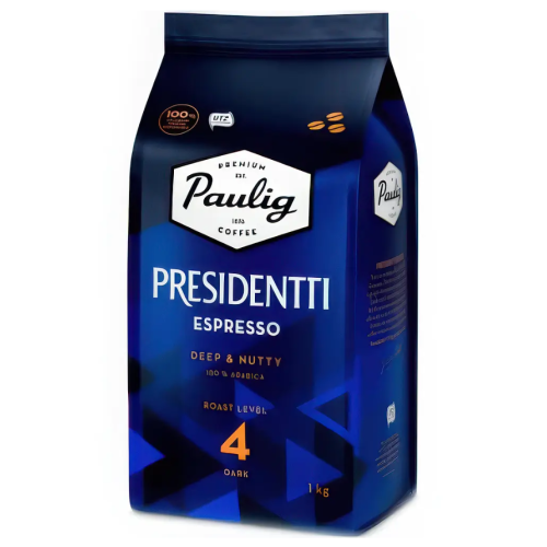 Paulig Presidentti Espresso кава в зернах, 1 кг