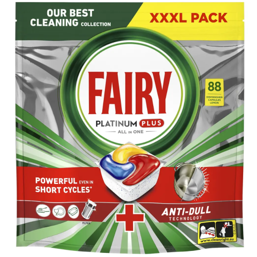 Капсулы для посудомоечных машин Fairy Platinum Plus, 88 шт.