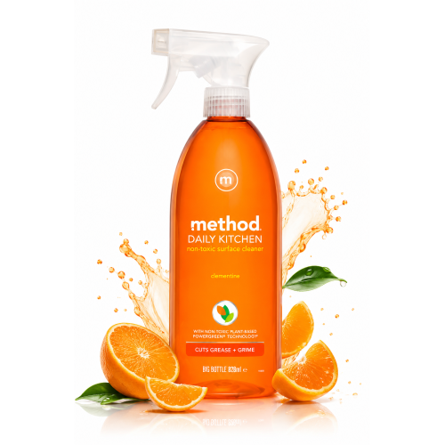 Спрей для ежедневной уборки кухни Method Daily Kitchen Cleaner Clementine, 828 мл