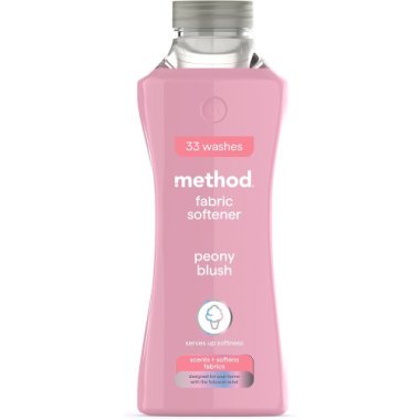 Кондиціонер для тканини Method Fabric Softener Fresh Peony Blush з ароматом свіжої півонії, 33 прання, 990 мл