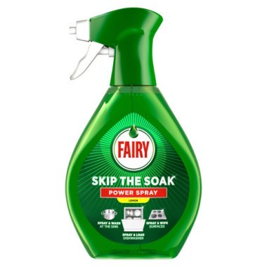 Спрей‑пенка для мытья посуды Fairy Skip The Soak Power Spray Lemon, 500 мл