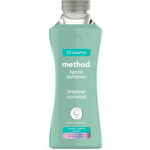 Кондиціонер для тканини Method Fabric Softener  з ароматом свіжого тропічного кокосу, 33 прання, 990 мл