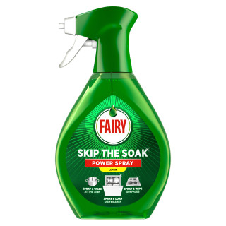 Спрей‑пенка для мытья посуды Fairy Skip The Soak Power Spray Lemon, 500 мл