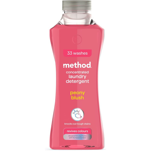 Рідкий концентрований пральний засіб Method Concentrated Laundry Detergent з ароматом свіжої півонії, 33 прання, 990 мл