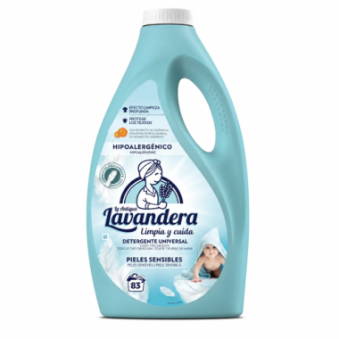 Гель для прання La Antigua Lavandera Pieles Sensibles для чутливої шкіри, 2,49 л, 83 прання