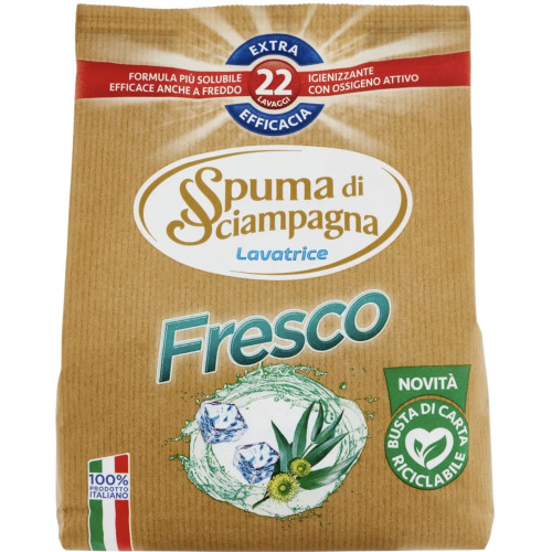Универсальный стиральный порошок Spuma Di Sciampagna Lavatrice Fresco, 990 гр, 22 стирки