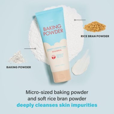 Крем-пінка для вмивання Etude House Baking Powder BB Deep Cleansing Foam, 160 гр