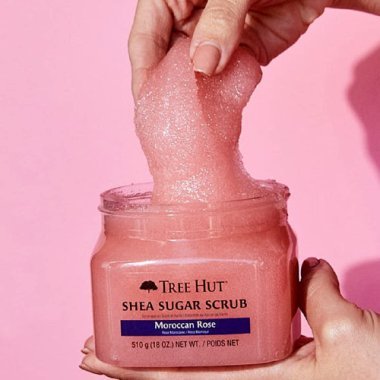 Скраб для тела с ароматом марокканской розы Tree Hut Moroccan Rose, 510 гр