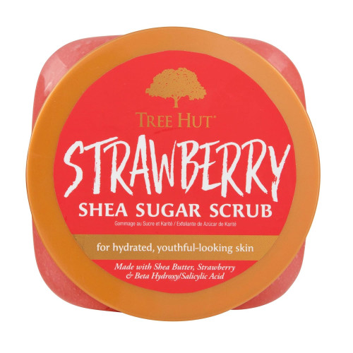Скраб для тіла з ароматом полуниці Tree Hut Strawberry, 510 гр