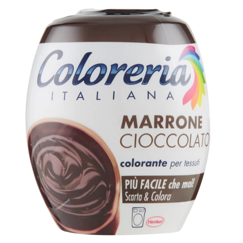 Краска для одежды в стиральную машину (коричневая) Coloreria Italiana Marrone Cioccolato, 350 гр