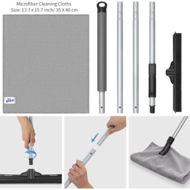 Щітка для підлоги MR.SIGA Rubber Broom, 3 в 1