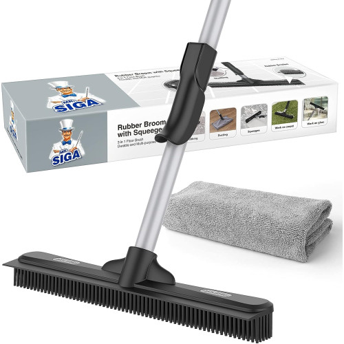 Щітка для підлоги MR.SIGA Rubber Broom, 3 в 1