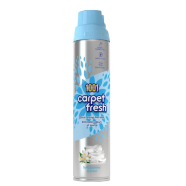 Пена для нейтрализации запахов для ковров и обивки 1001 Carpet Fresh Soft Jasmine & Linen, 300 мл