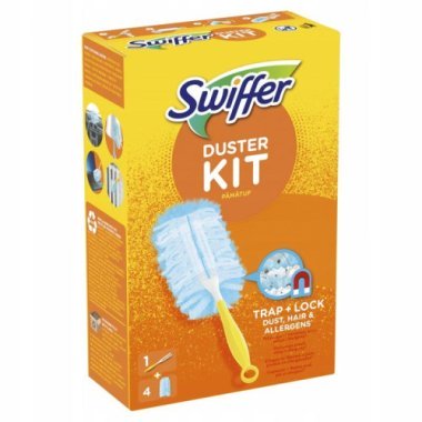 Щетка магнит для уборки пыли Swiffer duster, пипидастр с 3-мя сменными насадками