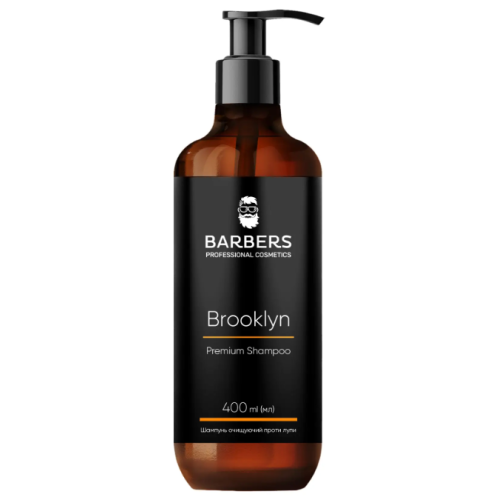 Шампунь для мужчин для ежедневного использования Barbers Brooklyn, 400 мл