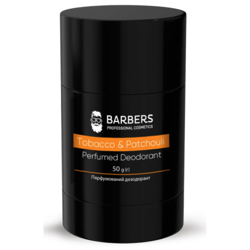 Парфумований дезодорант Barbers Tobacco & Patchouli, 50 г