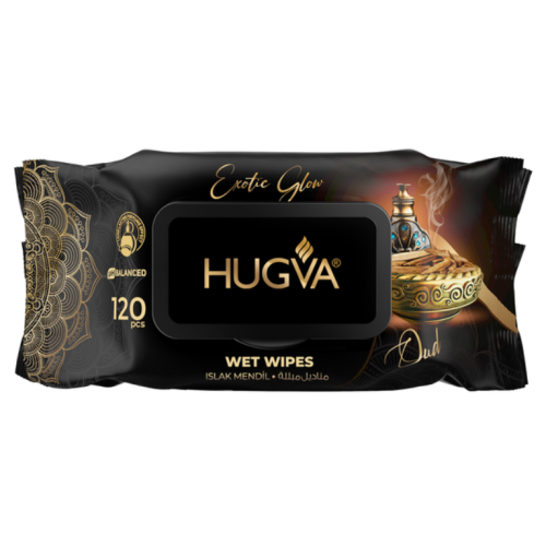 Вологі серветки для рук Hugva Exotic Glow old, 120 шт