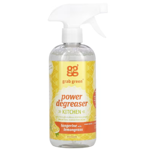 Знежирювач Kitchen Power Grab Green мандарин з лемонграсом, 473 мл