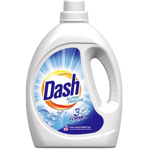 Гель для стирки Dash Alpen Frische универсальный 40 стирок, 2,2 л
