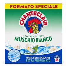 Пральний порошок Chanteclair Muschio Bianco «Білий мускус», для універсального прання, 2,925 кг, 65 прань