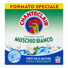 Пральний порошок Chanteclair Muschio Bianco «Білий мускус», для універсального прання, 2,925 кг, 65 прань