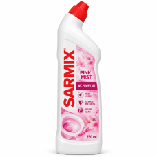 Средство для чистки сантехники SARMIX Pink Mist Power Gel, 750 мл