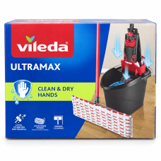 Набір для прибирання Vileda UltraMax зі шваброю та відром із віджимом