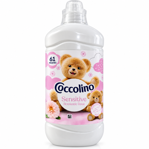 Кондиціонер для білизни Coccolino Sensitive Romantic Rose, 1,403 л, 61 прання