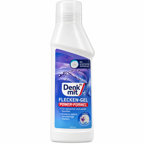 Гель-плямовивідник Denkmit Flecken-Gel Power-Formel зі щіточкою, 250 мл