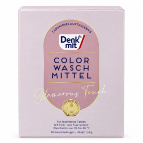 Пральний порошок Denkmit Colorwaschmittel Glamorous Touch для кольорових речей, 1,3 кг, 20 прань