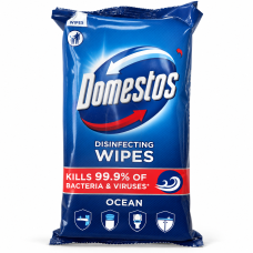 Дезінфікуючі вологі серветки Domestos Disinfecting Wipes Ocean, 60 шт.