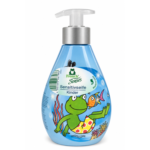 Дитяче рідке мило Frosch Senses Sensitivseife Kinder для чутливої шкіри, 300 мл