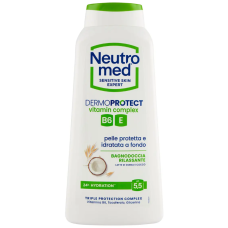 Гель для душу Neutromed Dermoprotect Vitamin Complex з вівсяним молочком і кокосом, 600 мл
