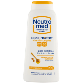 Гель для душу Neutromed Dermoprotect Vitamin Complex з мигдалем і медом, pH 5.5, 600 мл