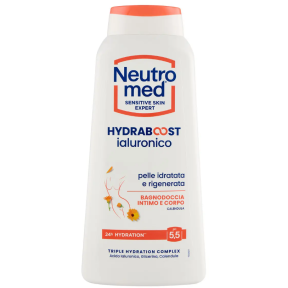 Гель для душу та інтимної гігієни Neutromed Hydraboost з гіалуроновою кислотою та календуою, pH 5.5, 600 мл