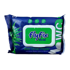 Волога туалетна бумага FlyFix Ultra Soft Aloe Vera, 50 шт