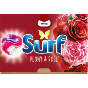Капсулы для стирки Surf 3 in 1 Peony & Rose, 26 шт