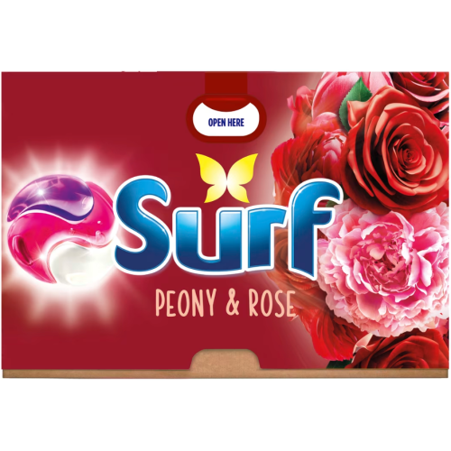 Капсулы для стирки Surf 3 in 1 Peony & Rose, 26 шт