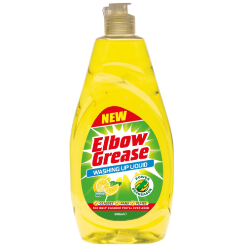 Жидкое средство для мытья посуды Elbow Grease Лимон, 600 мл