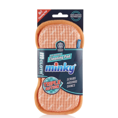 Губка для чистки Minky M Cloth Anti-Bacterial Cleaning Pad Triple Action
