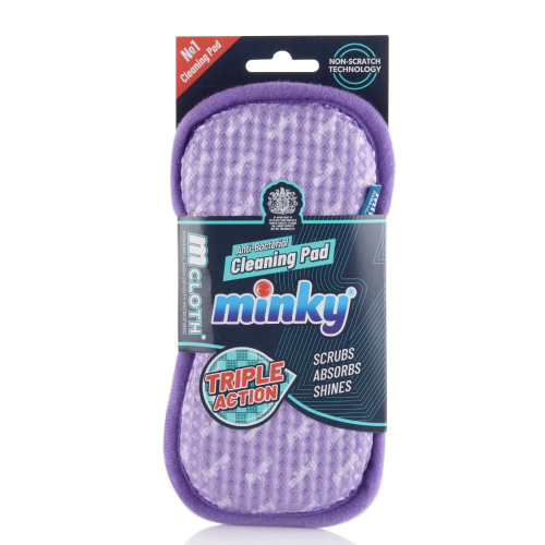 Губка для чистки Minky M Cloth Anti-Bacterial Cleaning Pad Triple Action