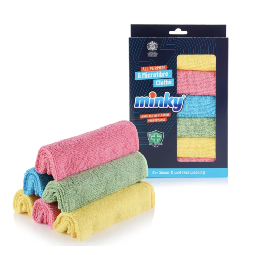 Салфетки из микрофибры универсальные Minky All Purpose, 6 шт