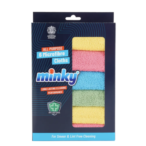 Салфетки из микрофибры универсальные Minky All Purpose, 6 шт