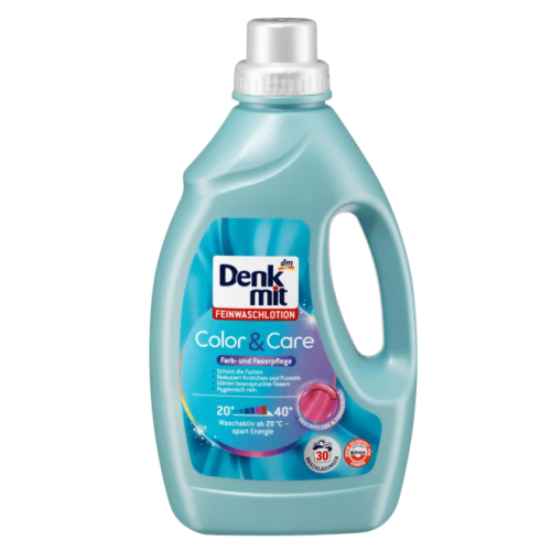 Гель для стирки цветных вещей Denkmit Color & Care, 30 стирок, 1,5 л